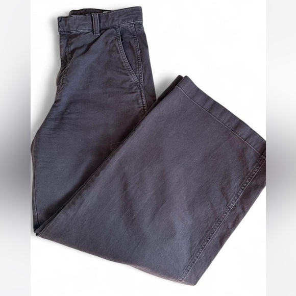 Gap Dark Brown Mid Rise Cotton Baggy Cargo Pants - Size 6 - Picture 3 of 6